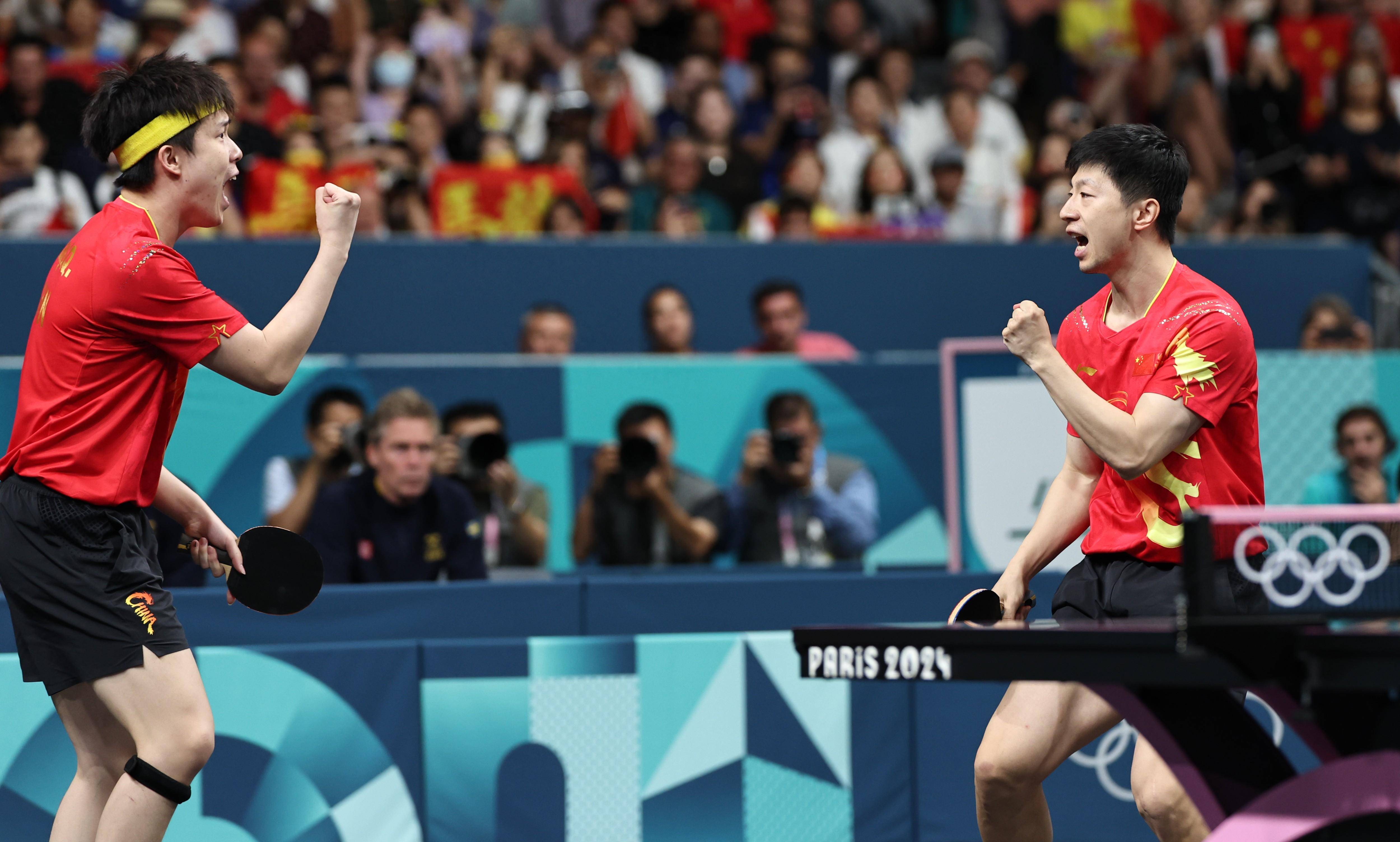 法国队绝杀中国队,马龙状态火热 法国队绝杀中国队,马龙状态火热